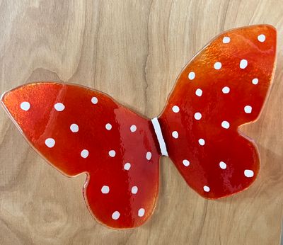 Large Glass Butterfly