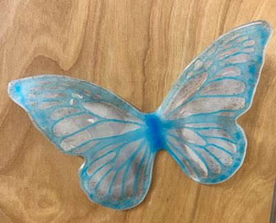 Small Glass Butterfly