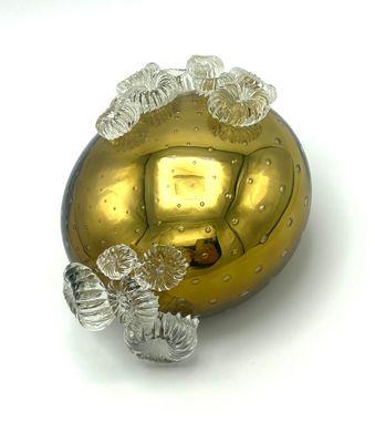 Bronze Gold with Clear Bits