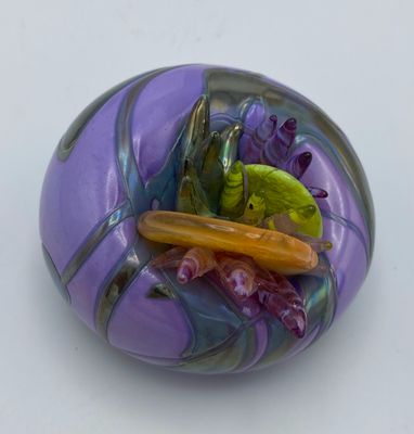 Purple Rose with Trail and Succulent Bits