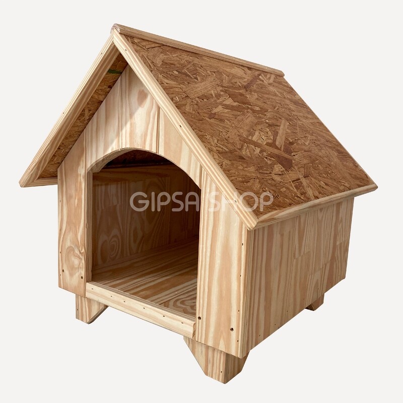 Casa de Mascotas Mediana de Fácil Armado y Desarmado Techo removible