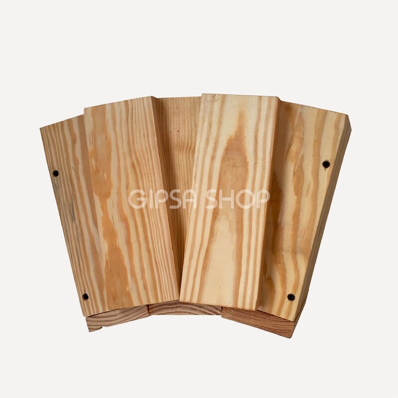 Contenedor/ Bote de Madera 5 Rayos