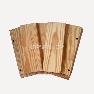 Contenedor/ Bote de Madera 5 Rayos