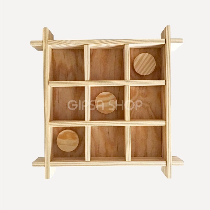 Juego Oyak Portátil en Madera Natural
