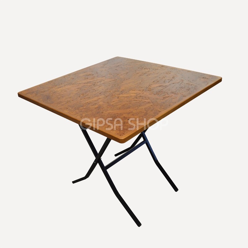 Mesa Plegable 80x80 Patas Metálicas