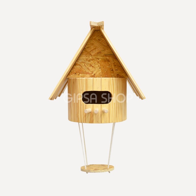 Casa Pájaros &quot;Alas&quot; Chica con Comedor Colgante