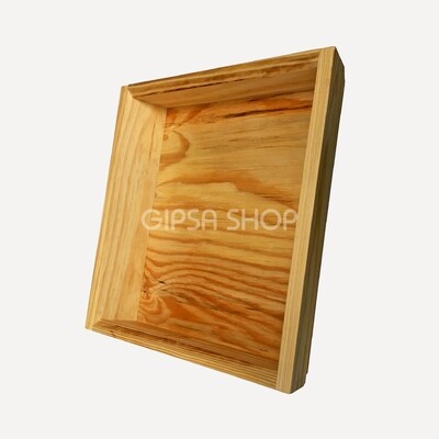 Canasta Semi Piramidal de Madera
