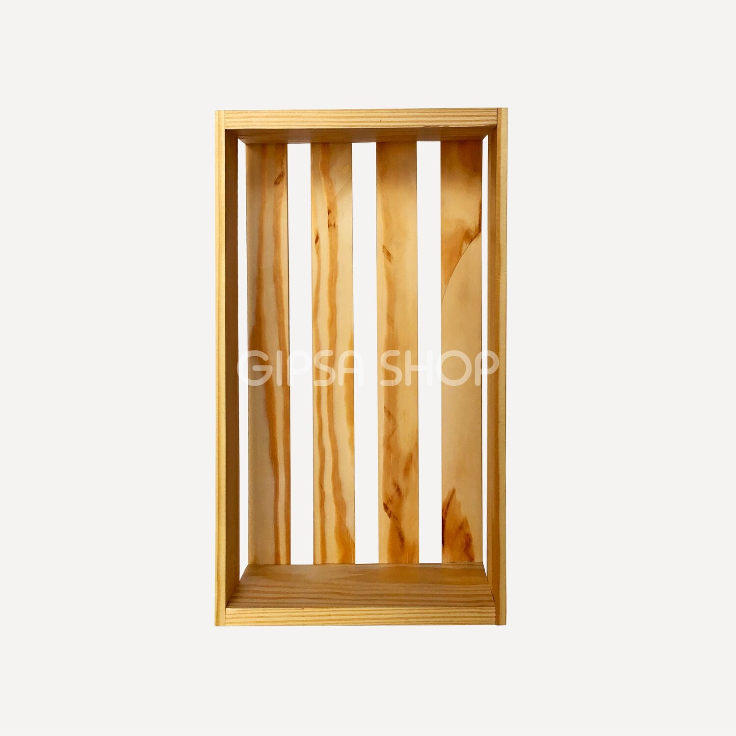 Caja de Madera de Rejillas