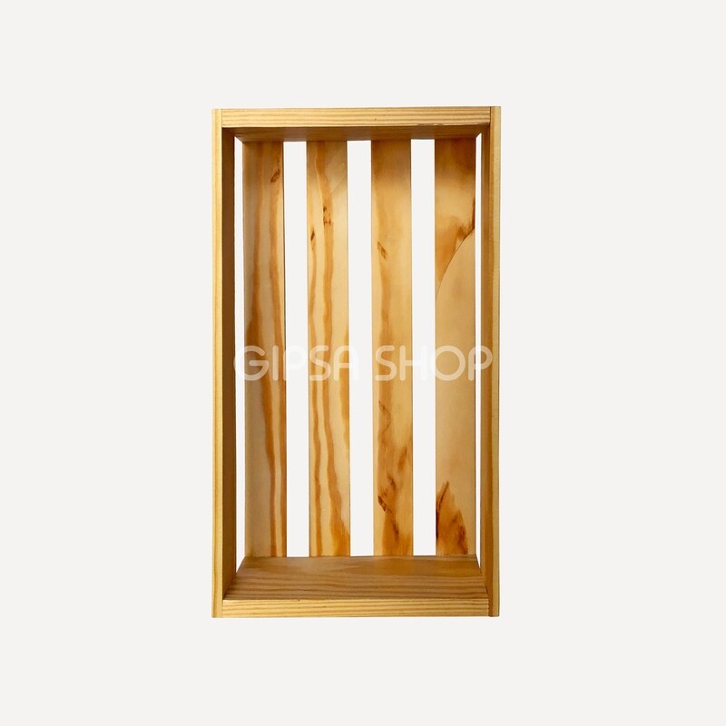 Caja de Madera de Rejillas