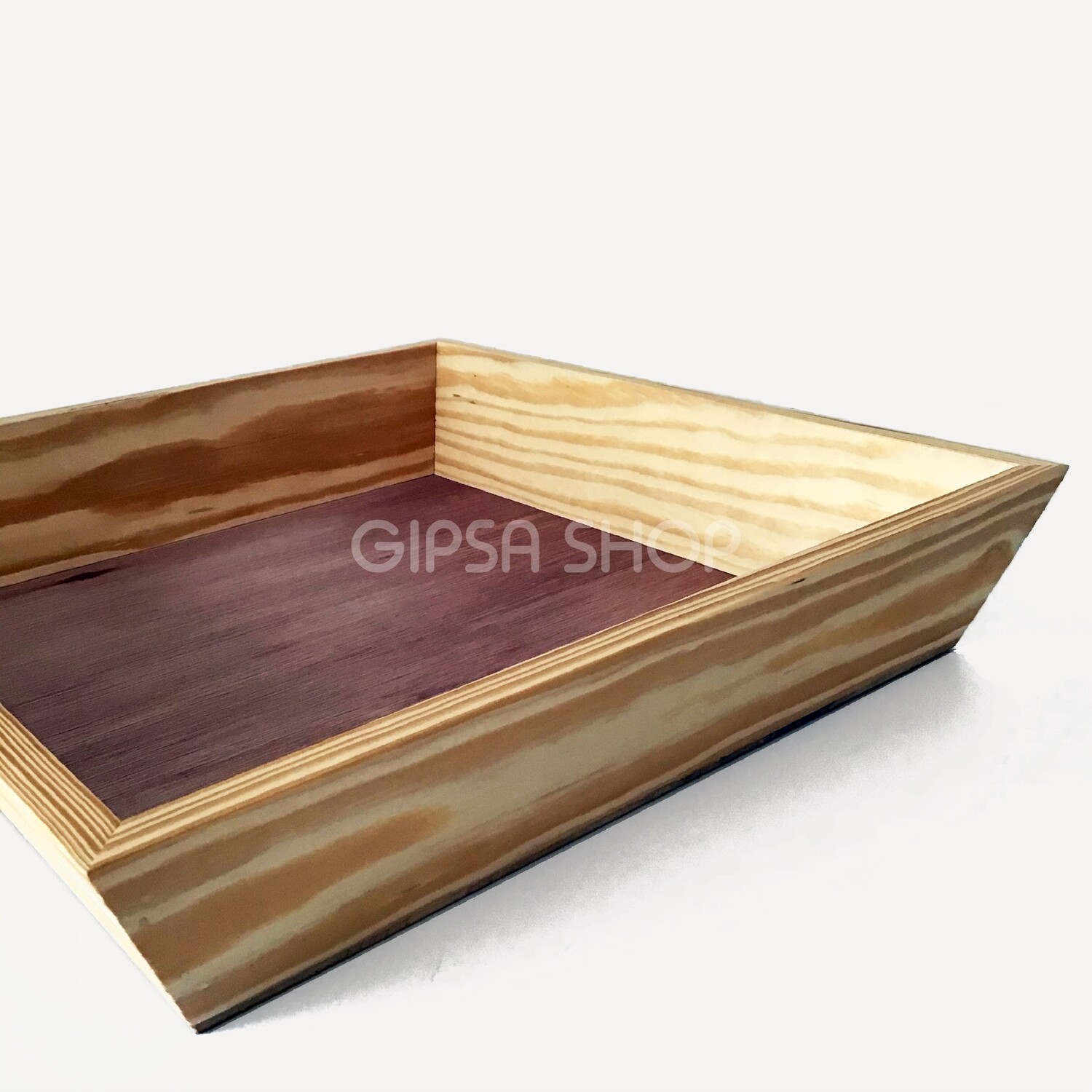 Canasta Piramidal de Madera