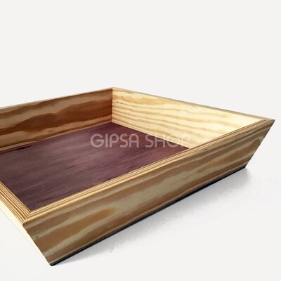 Canasta Piramidal de Madera