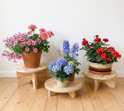 Portamacetas y casitas