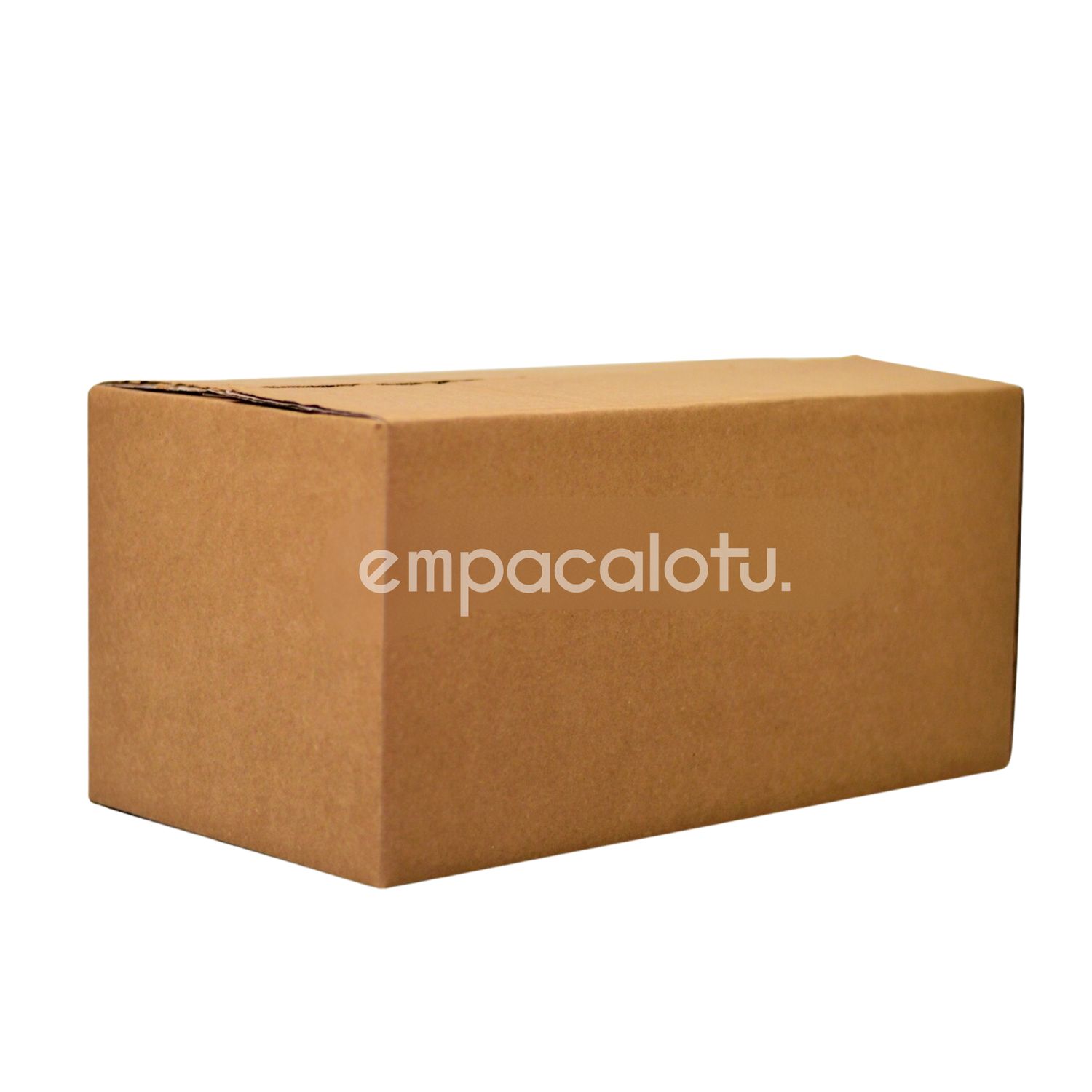 CAJA DE CARTÓN ESTÁNDAR REFORZADA | CON ALAS | 46 x 24 x 18 cm | KIT C/12 PIEZAS