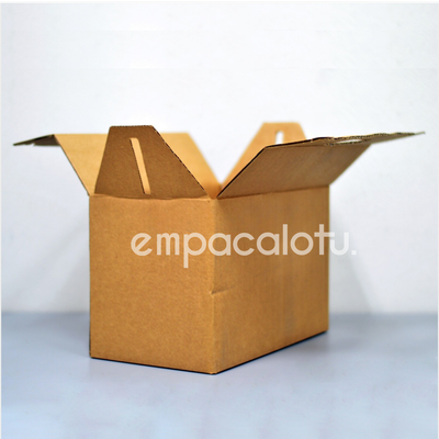 CAJA DE CARTÓN TIPO MALETÍN | HORIZONTAL | KIT C/12 PIEZAS