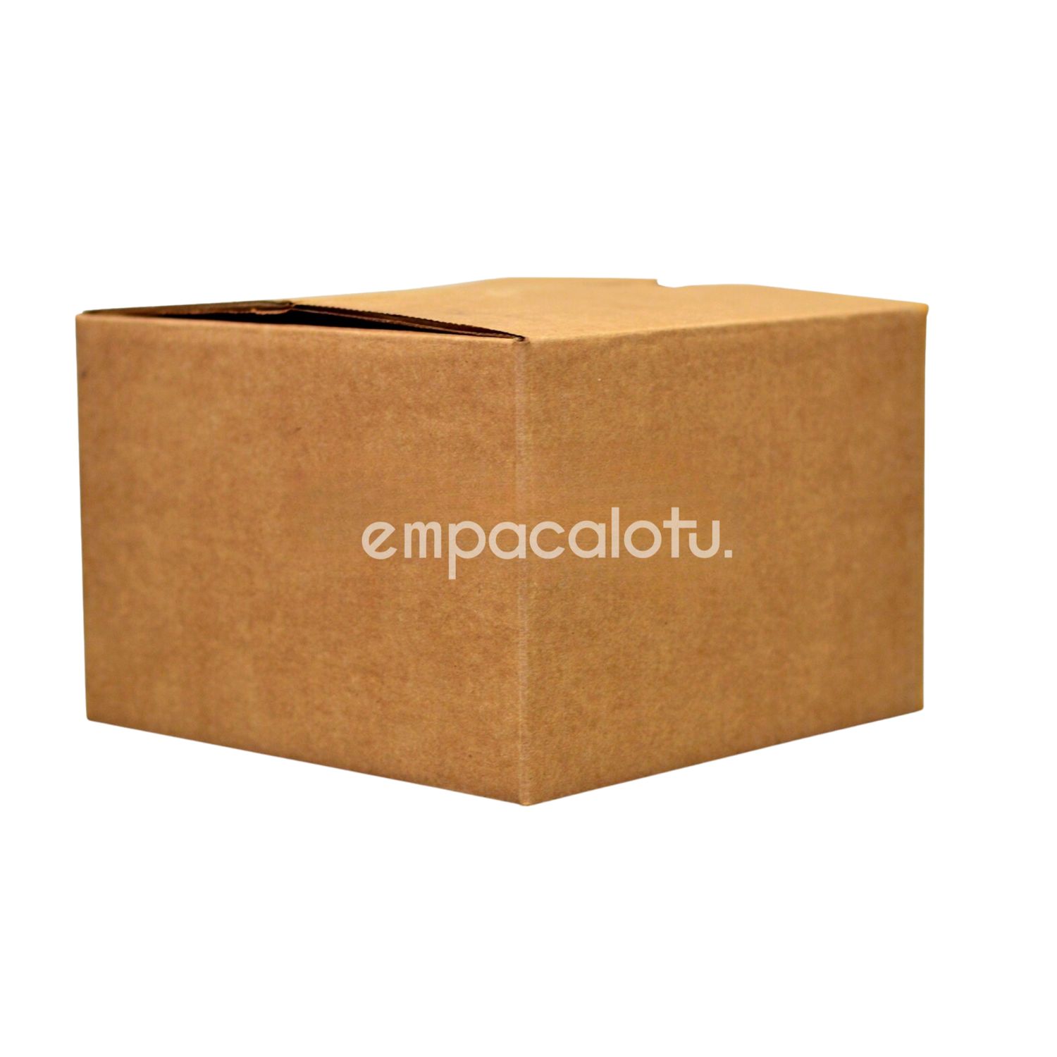 CAJA DE CARTÓN ESTÁNDAR | CON ALAS |19 x 19 x 12.6 cm | KIT C/12 PIEZAS