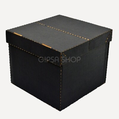 CAJA DE CARTÓN MAJIKKU | PLEGABLE | GRANDE |30 x 30 x 25 cm | KIT C/12 Y 33 PIEZAS