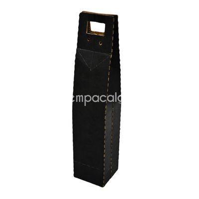 BOLSA DE CARTÓN MAJIKKU | PARA 1 BOTELLA | KIT C/12 PIEZAS