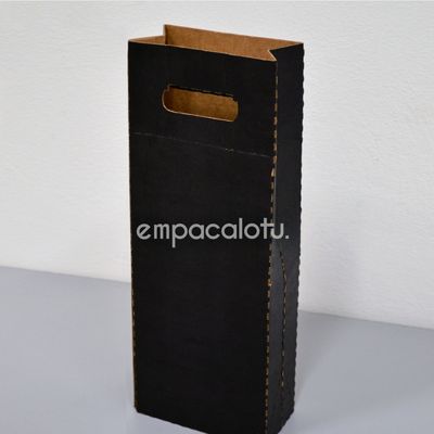 BOLSA DE CARTÓN MAJIKKU | PARA 2 BOTELLAS | KIT C/12 y 33 PIEZAS