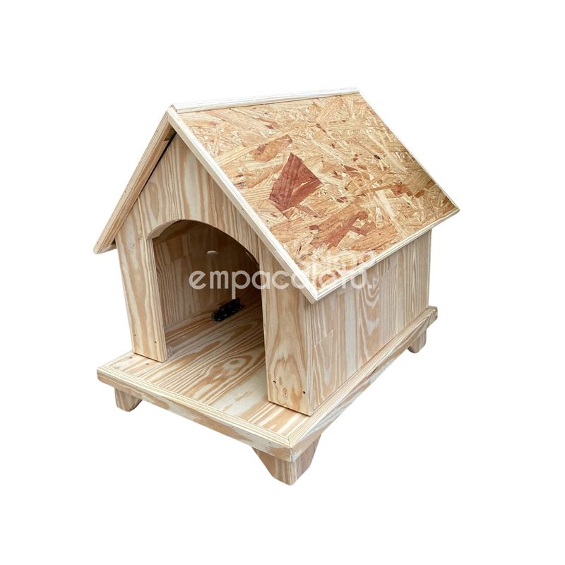 CASA DE MASCOTAS CON PORCHE | TECHO REMOVILBE | MEDIANA