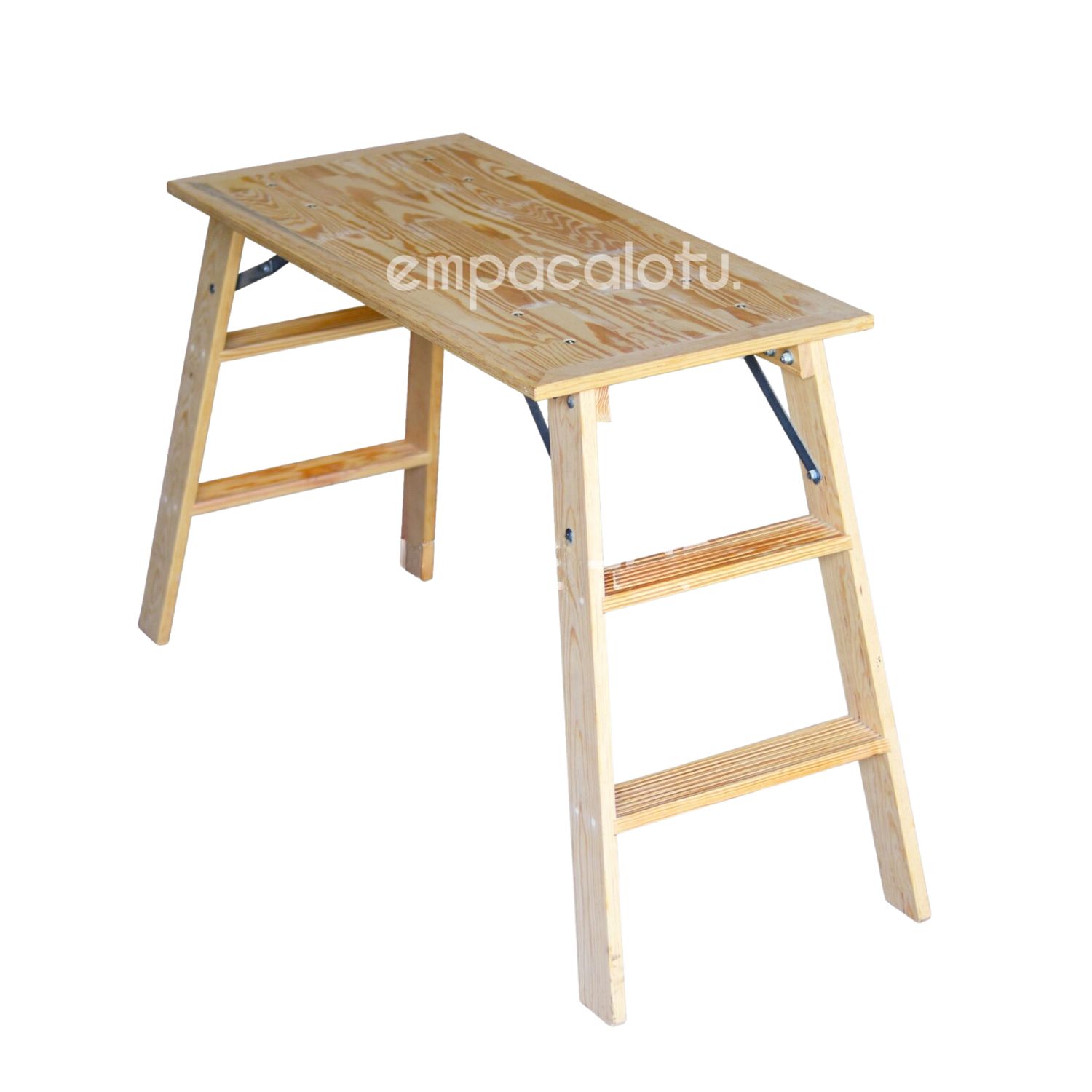 ESCALERA / ANDAMIO | SUPERFICIE DE MOSAICOS DE MADERA | GRANDE