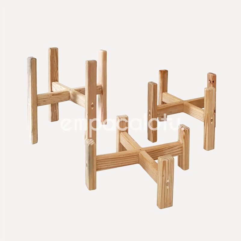 KIT DE 3 PORTAMACETAS “H” | CHICO, MEDIANO Y GRANDE