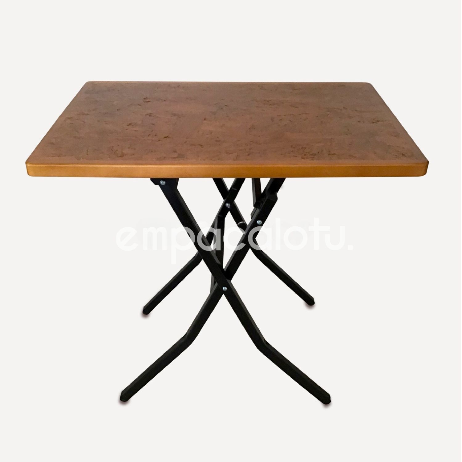 MESA PERGAMINO PLEGABLE |CON PATAS METÁLICAS