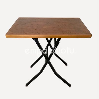 MESA PERGAMINO PLEGABLE |CON PATAS METÁLICAS