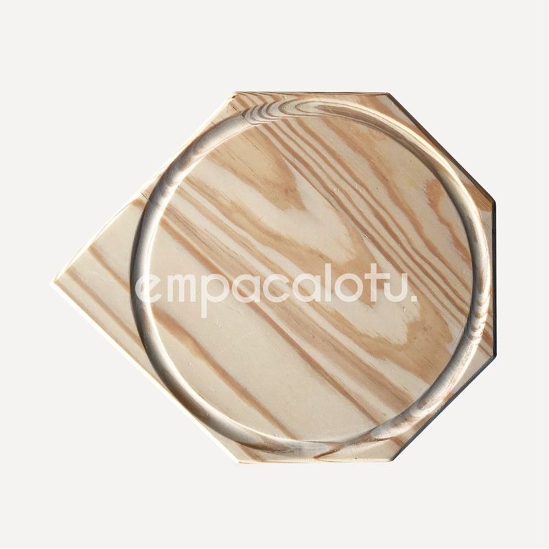 PLATO DECORATIVO DE MADERA
