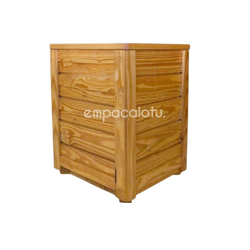 CONTENEDOR DE MADERA SÓLIDA