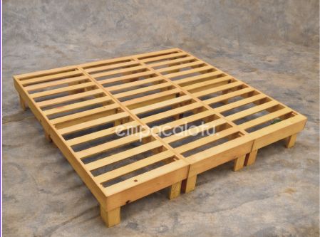 BASE CAMA TAMAÑO KING DE 3 BASES TIPO CATRE (FÁCIL ARMADO Y DESARMADO)