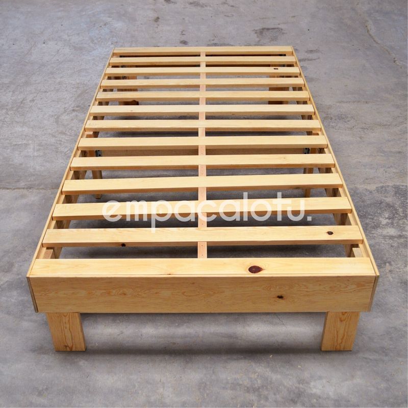 BASE CAMA TAMAÑO INDIVIDUAL (FÁCIL ARMADO Y DESARMADO)