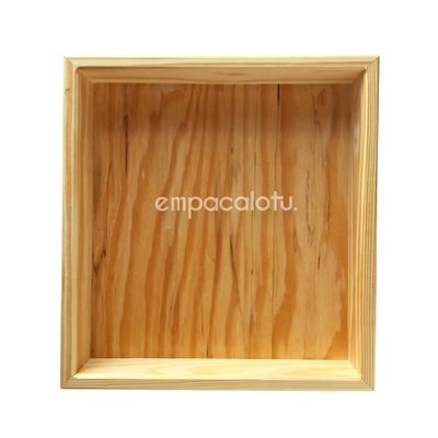 Canasta/ Charola de Madera Ligera