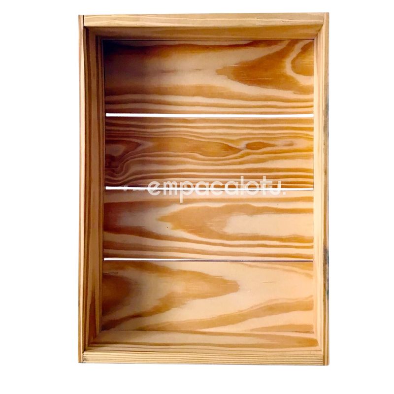 CAJA DE MADERA APILABLE PREMIUM