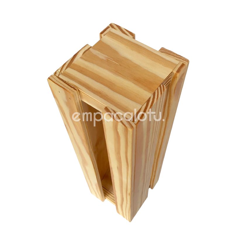 CAJA DE MADERA | CON TAPA | REJILLA