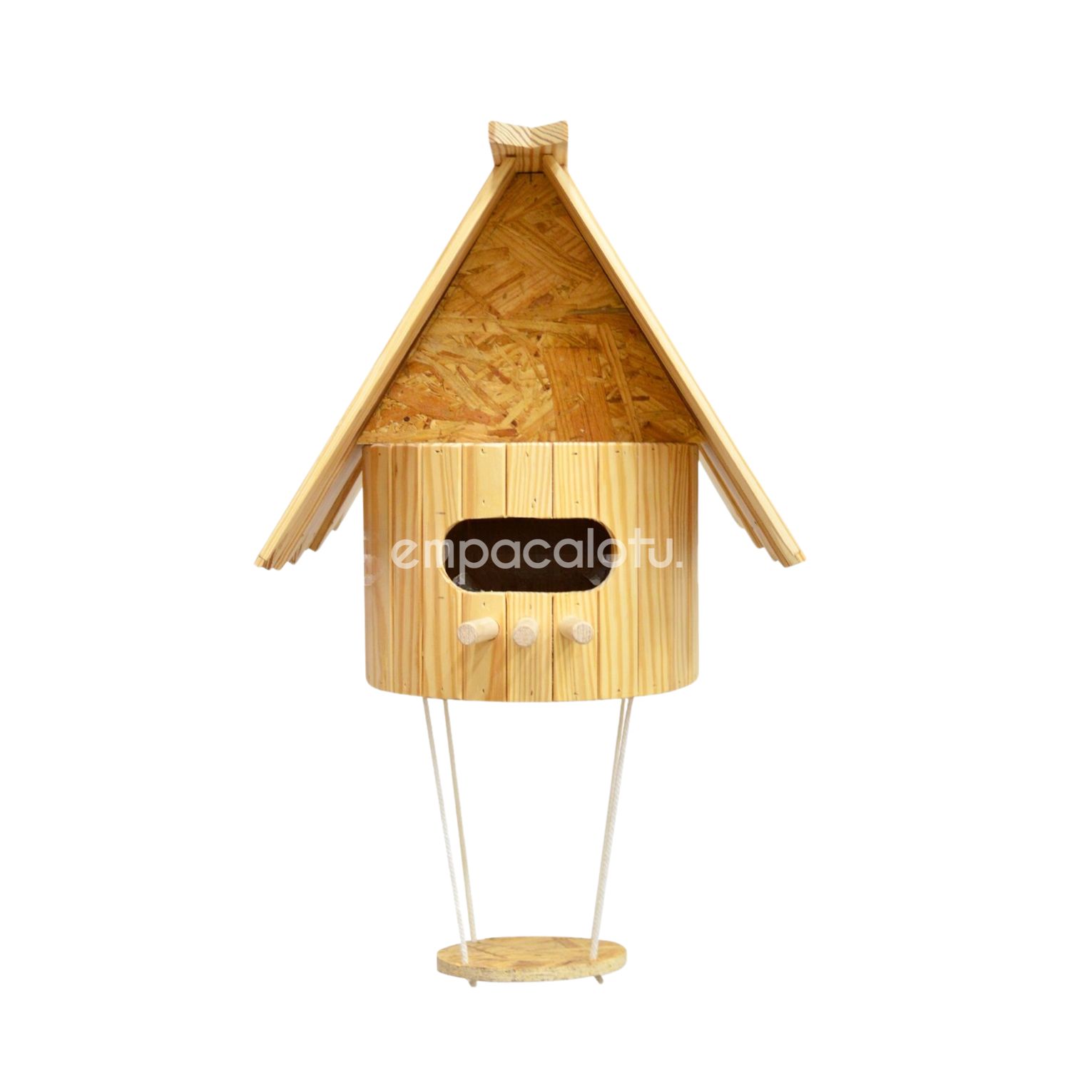 CASA DE PÁJAROS “ALAS” | CON COMEDOR COLGANTE | CHICA