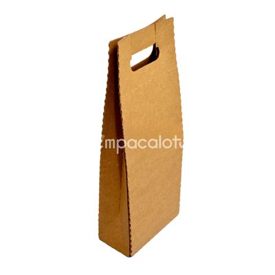 BOLSA DE CARTÓN MAGIC BAG | GRANDE | KRAFT | KIT C/12 PIEZAS
