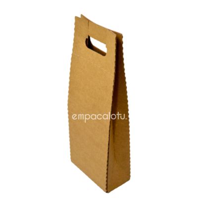BOLSA DE CARTÓN MAGIC BAG | GRANDE | KRAFT | KIT C/12 PIEZAS