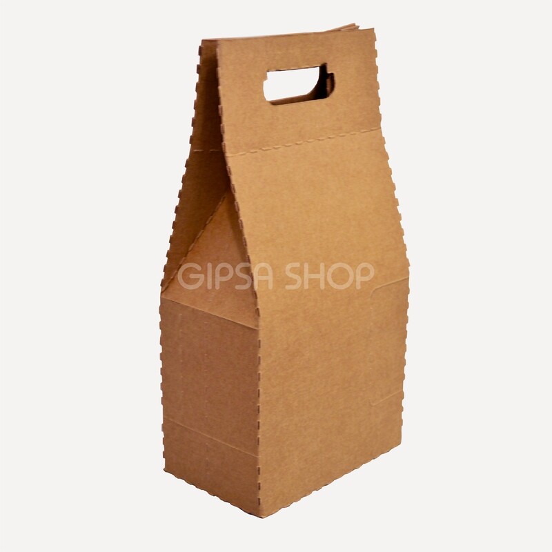 BOLSA DE CARTÓN LUNCH BAG | KIT C/12 PIEZAS