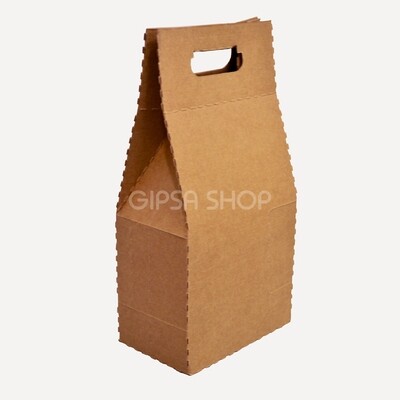 BOLSA DE CARTÓN LUNCH BAG | KIT C/12 PIEZAS