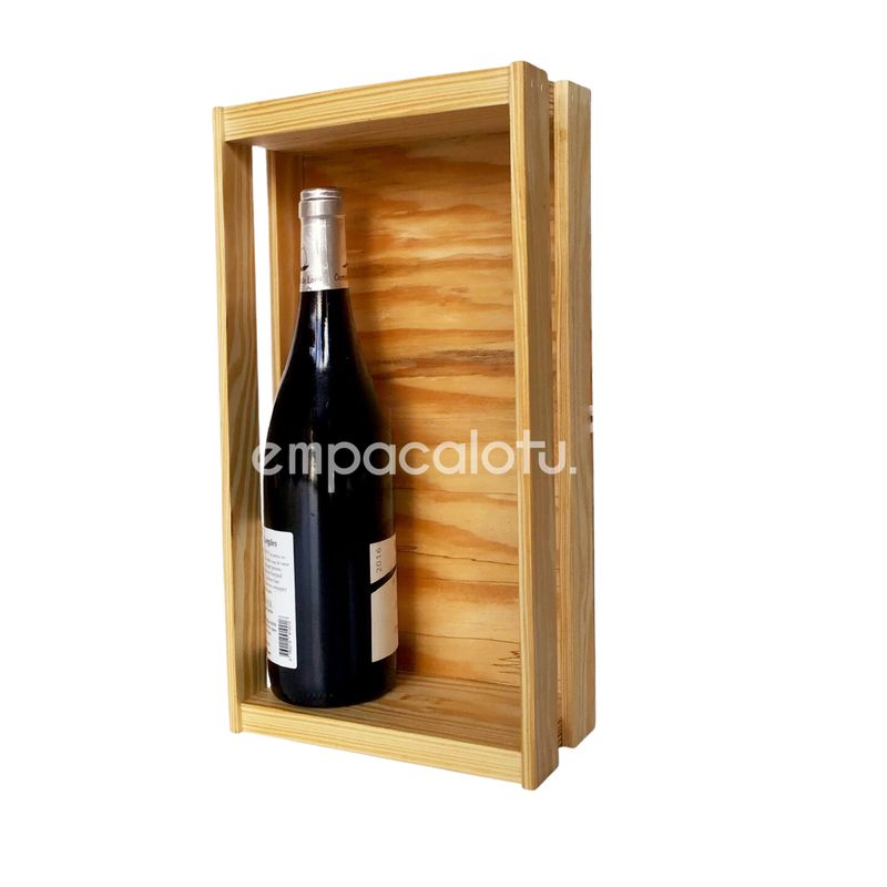 CAJA DE MADERA | FONDO LISO