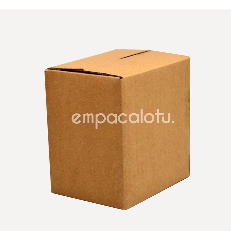 CAJA DE CARTÓN ESTÁNDAR REFORZADA | CON ALAS | 50 x 45 x 55 cm | KIT C/12 PIEZAS