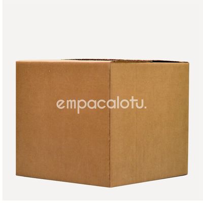 CAJA DE CARTÓN ESTÁNDAR LIGERA | CON ALAS | 49.5 x 39.6 x 41 cm | KIT C/12 PIEZAS