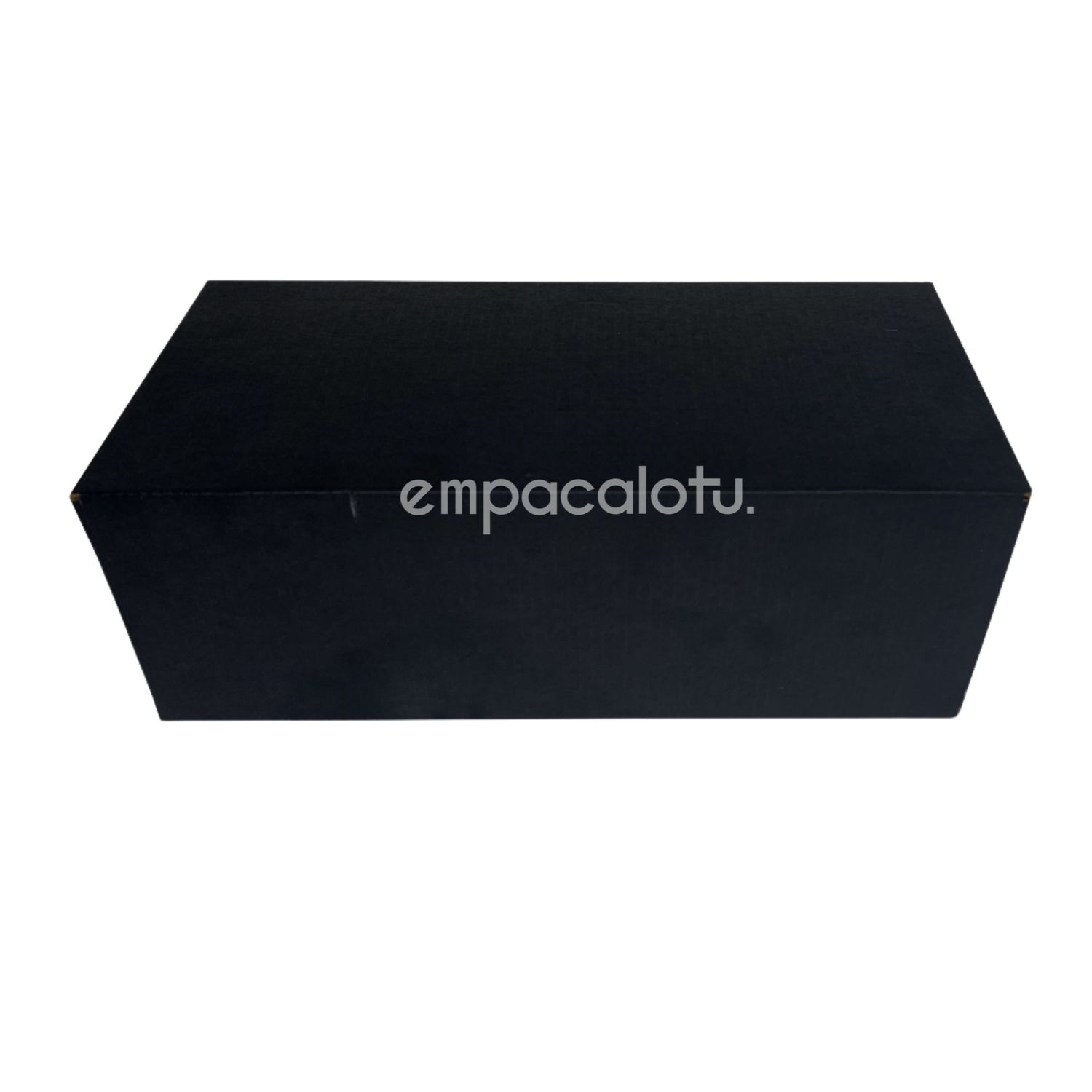 Caja Kraft con Tapa Color Negra