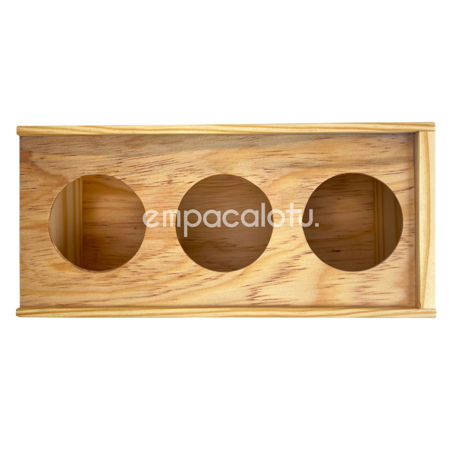 CAJA DE MADERA CON TAPA PARA FRASCOS