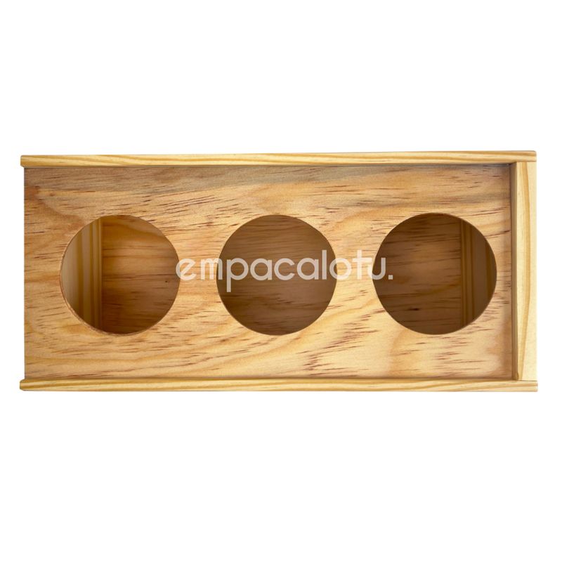 CAJA DE MADERA CON TAPA PARA FRASCOS