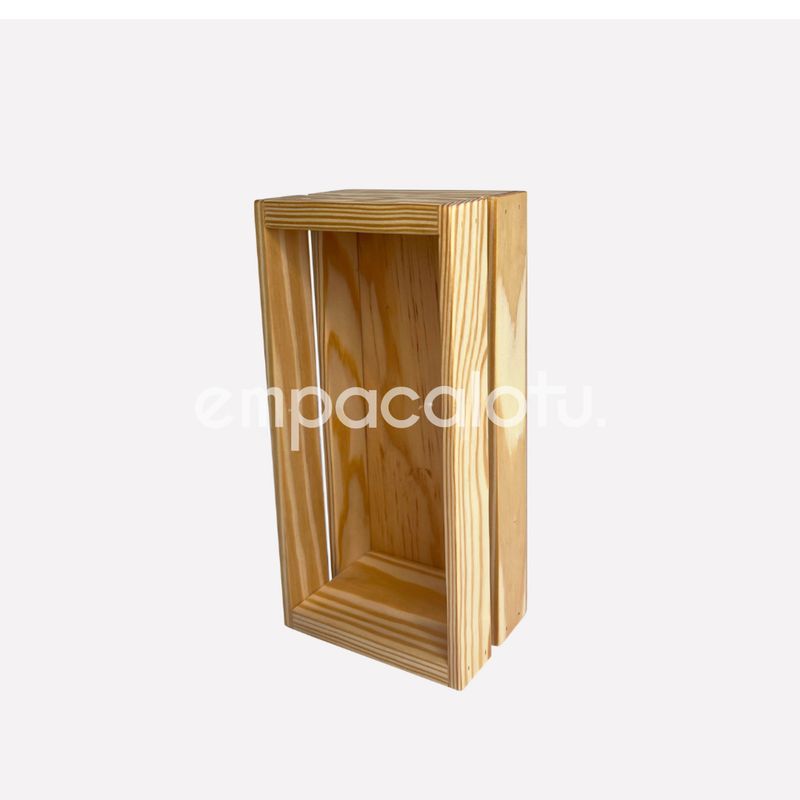 CAJA DE MADERA | REJILLA | MEDIANA