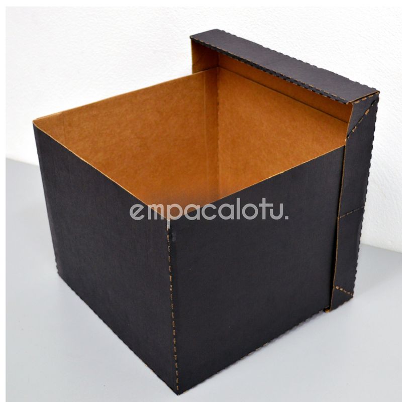 CAJA DE CARTÓN MAGIC BOX | PLEGABLE | GRANDE |30 x 30 x 25 cm | KIT C/12 PIEZAS