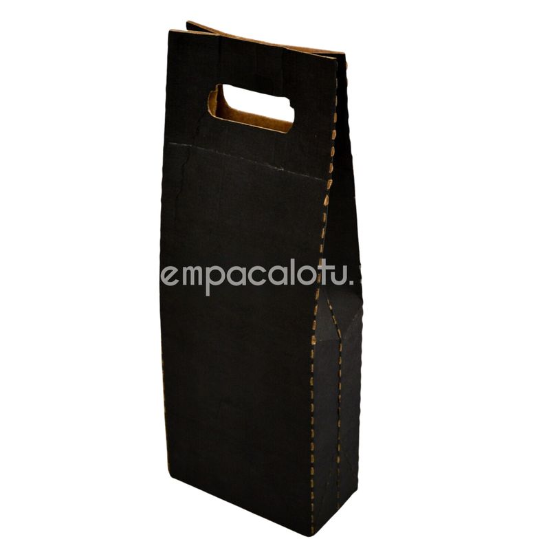 BOLSA DE CARTÓN MAGIC BAG | GRANDE | NEGRO | KIT C/12 PIEZAS