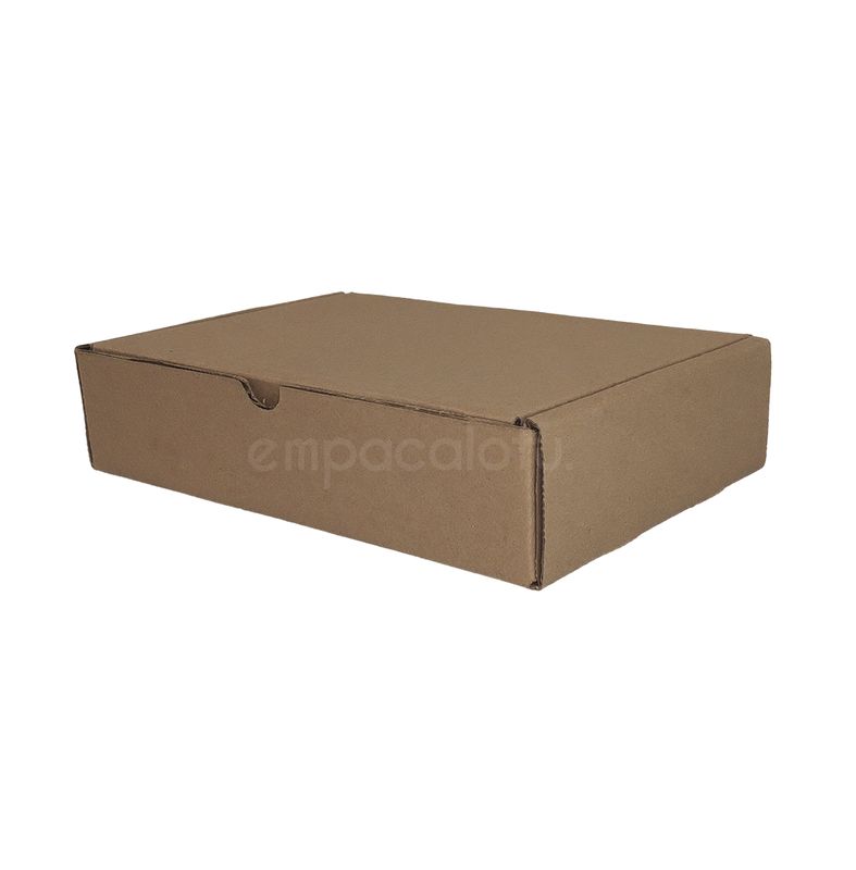 CAJA DE CARTÓN | AUTOMÁTICA | 23 x 16 x 5 cm | KIT C/12 PIEZAS