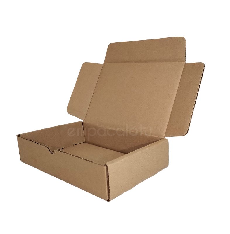 CAJA DE CARTÓN | AUTOMÁTICA | 23 x 16 x 5 cm | KIT C/12 PIEZAS